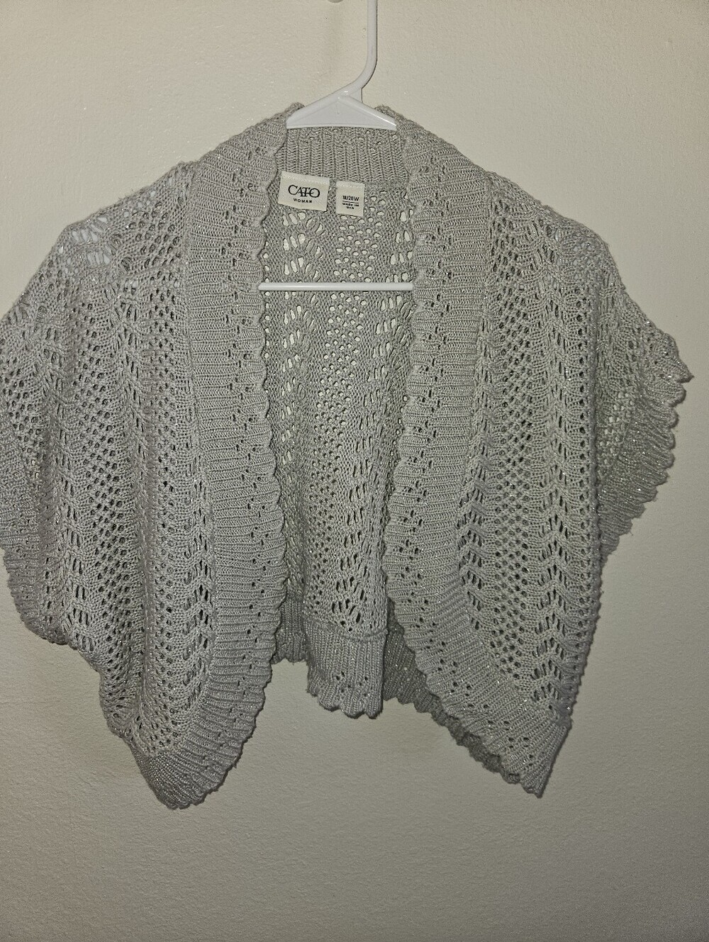 Cato Womans Cropped Cardigan Size 18/20w